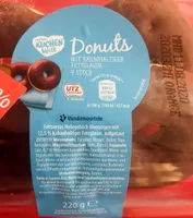 Donuts mit kakaohaltiger Fettglasur