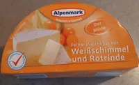 Feiner Weichkäse mit Weißschimmel und rotrinde