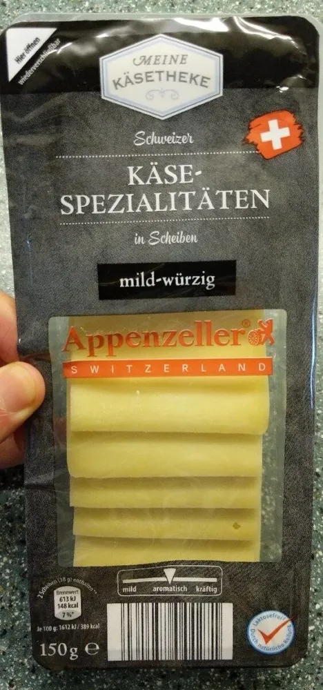 Schweizer Käsespezialitäten in Scheiben