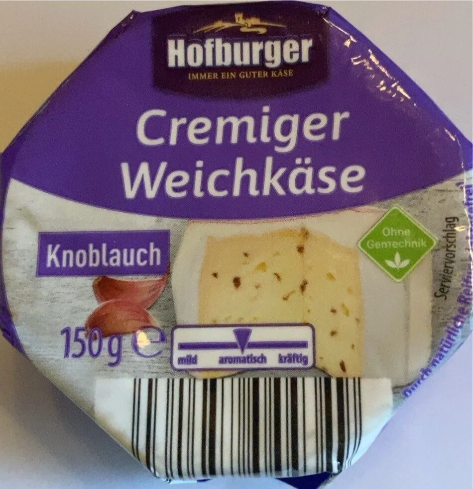 Cremiger Weichkäse - Knoblauch