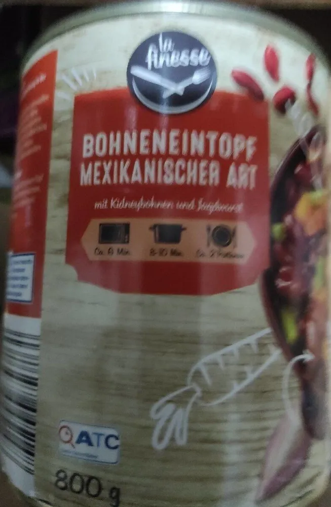 Bohneneintopf mexikanischer Art
