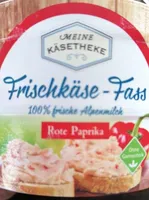 Frischkäse-Fass - Rote Paprika