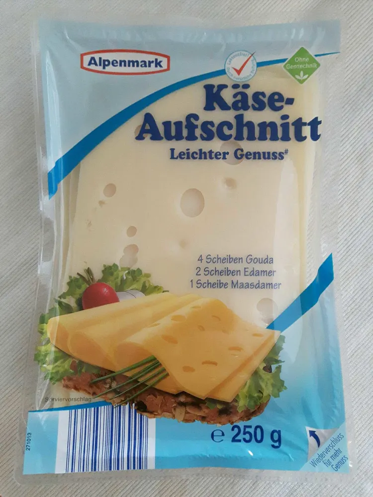 Käse-Aufschnitt Leichter Genuss