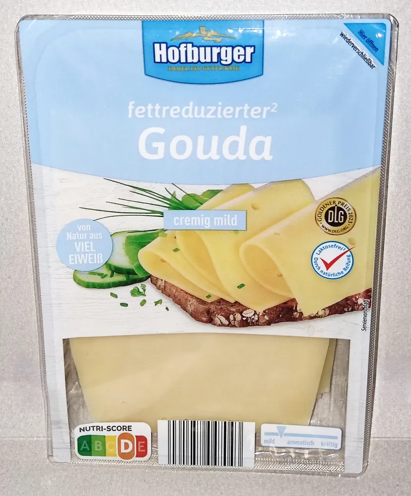 Fettreduzierter Gouda - cremig-mild