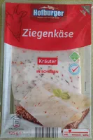 Ziegenkäse in Scheiben - Paprika-Kräuter
