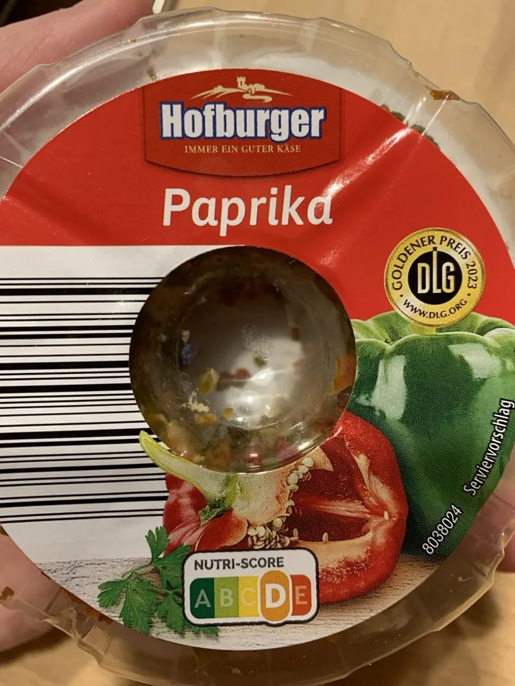 Paprika Ring Frischkäse
