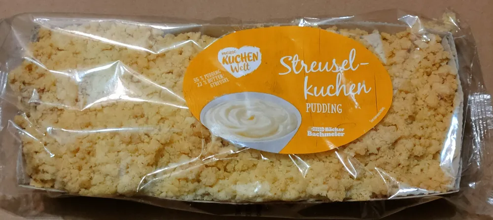 Streuselkuchen - Pudding