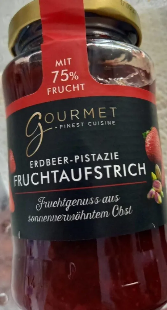 Fruchtaufstrich Erdbeer-Pistazie