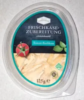 Frischkäsezubereitung offen - Tomate- Basilikum