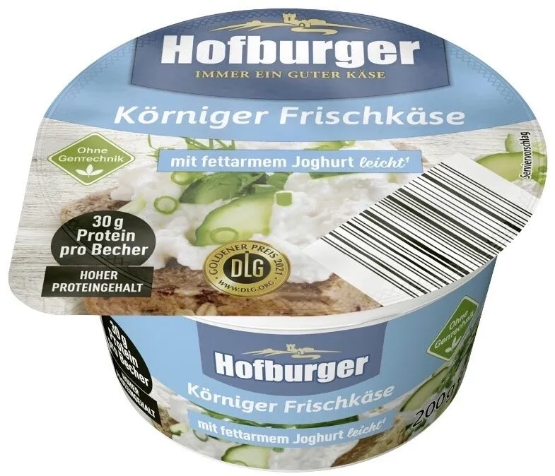 Körniger Frischkäse mit fettarmem Joghurt - leicht