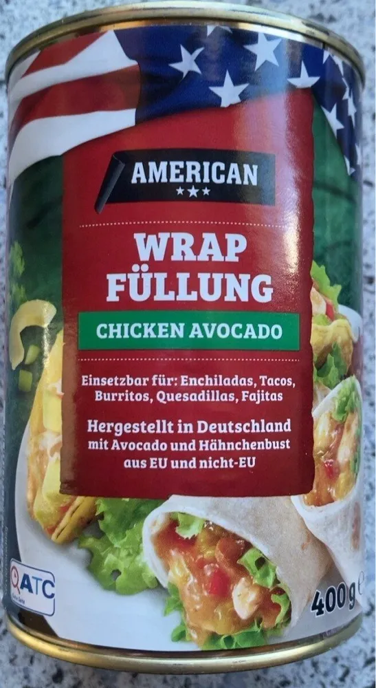 Wrap Füllung Chicken Avocado