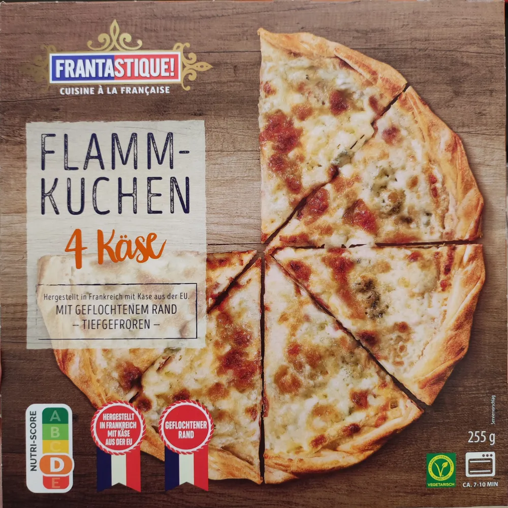 Flammkuchen 4 Käse