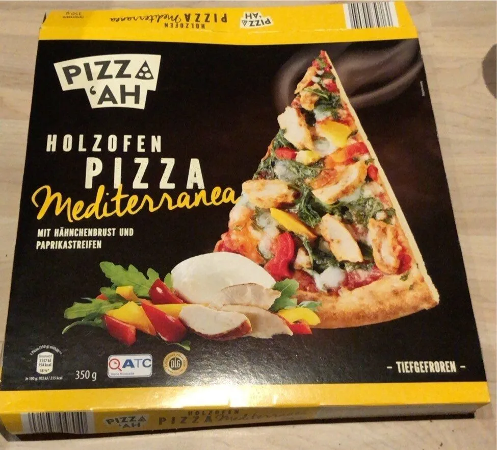 Holzofen Pizza Mediterranea