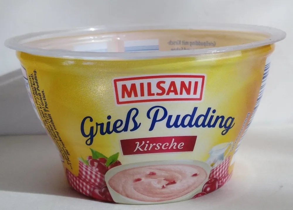 Grießpudding - Kirsche