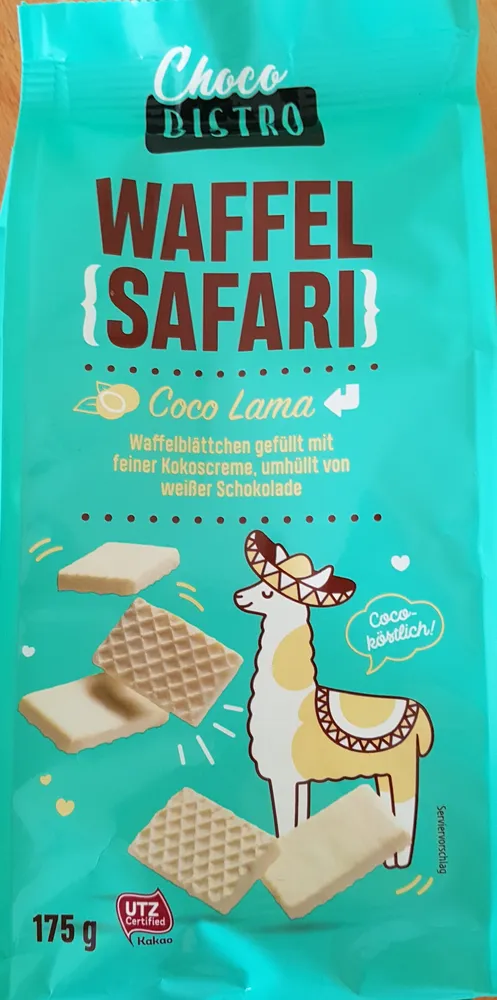 Waffel Safari Choco Lama
