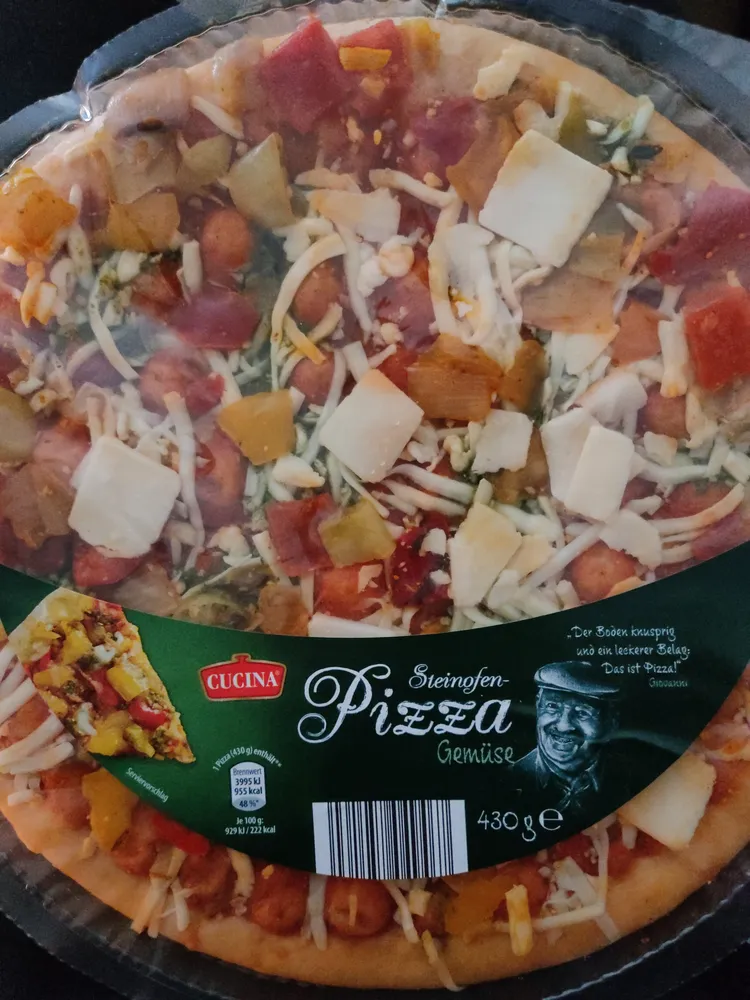 Steinofen-Pizza - Gemüse