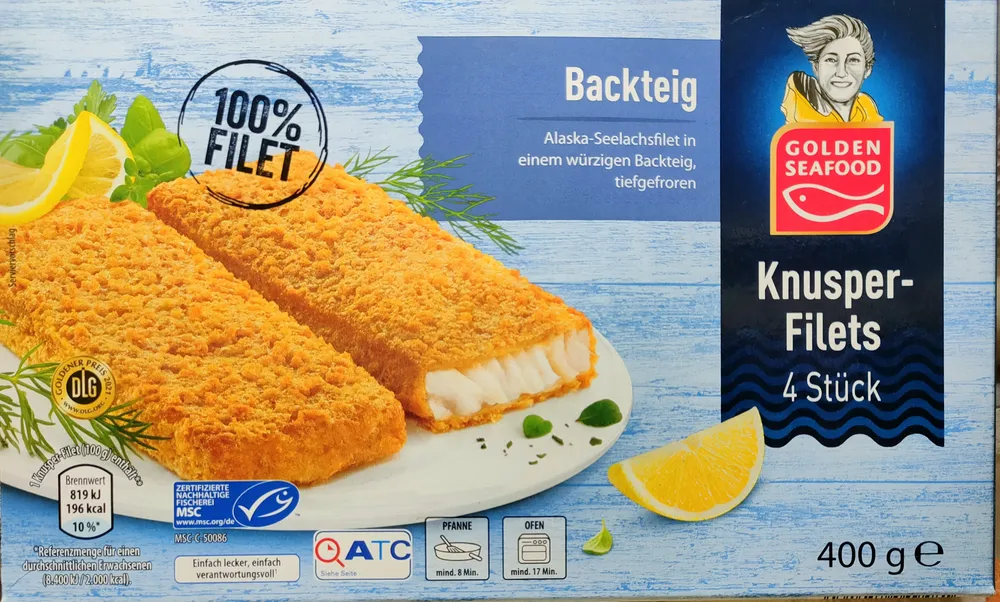 Knusper-Filets im Backteig
