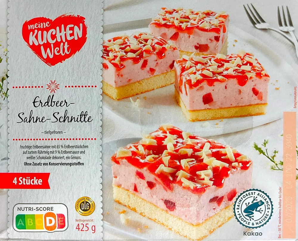 Erdbeer-Sahne-Schnitte