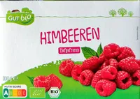 Bio-Himbeeren, tiefgefroren