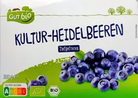 Bio-Kulturheidelbeeren, tiefgefroren