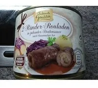 2 Rinder-Rouladen in Bratensauce