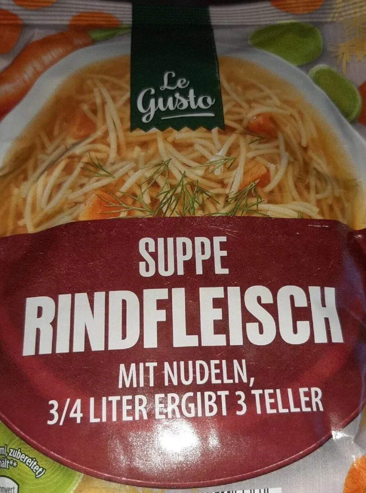 Rindfleischsuppe