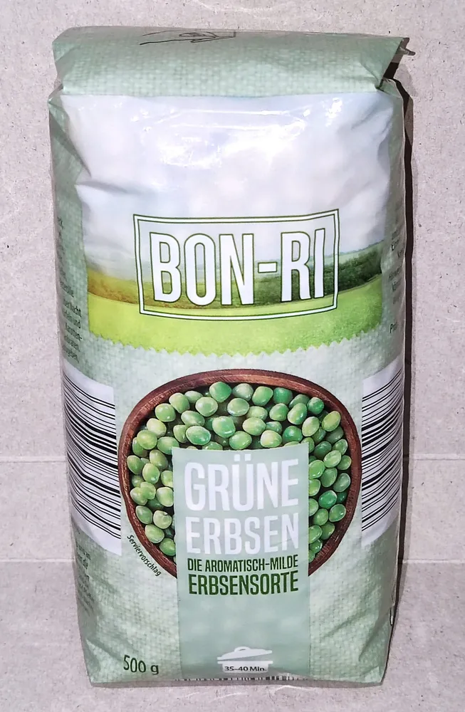 Grüne Erbsen