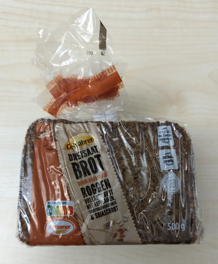 Dreisaatbrot - Roggenvollkornbrot