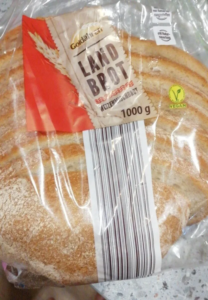 Landbrot Weizenmischbrot