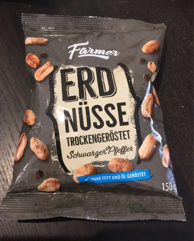 Erdnüsse Schwarzer Pfeffer