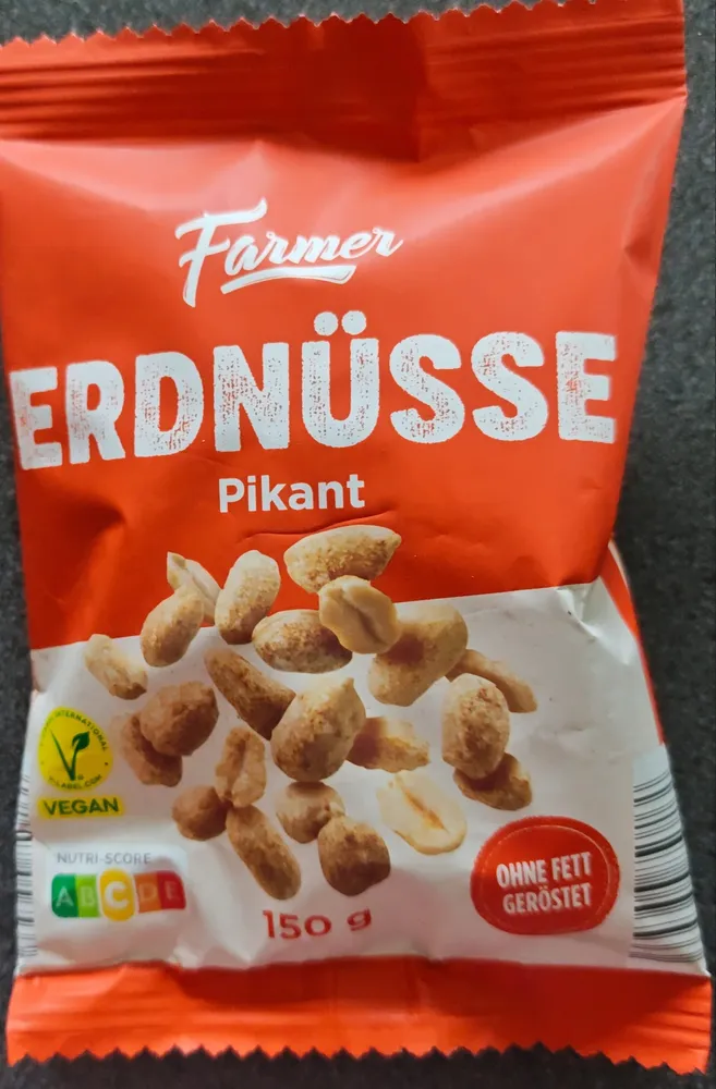 Erdnüsse, trockengeröstet pikant
