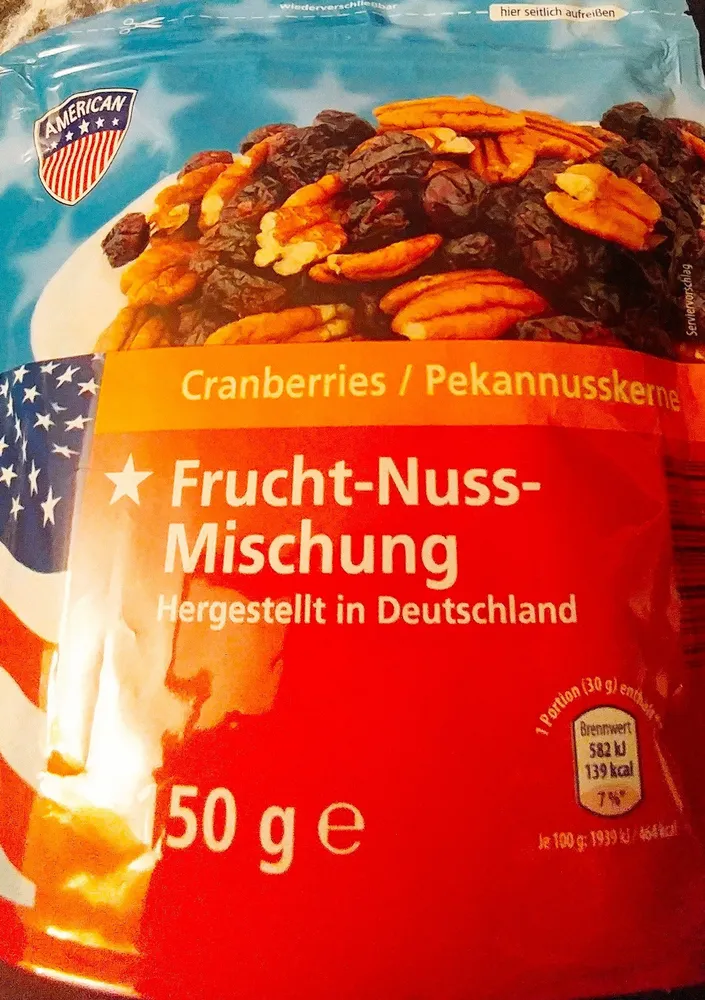 Frucht-Nuss-Mischung - Cranberries-Pekannusskerne
