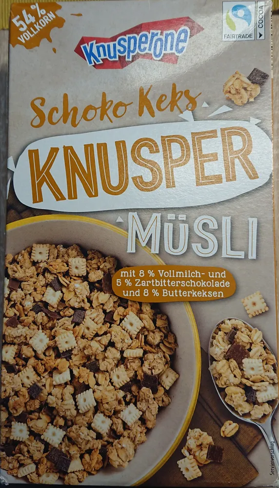 Schoko Keks Knusper Müsli