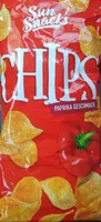 Kartoffelchips mit Paprika-Geschmack