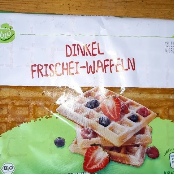 Dinkel Frischei-Waffeln