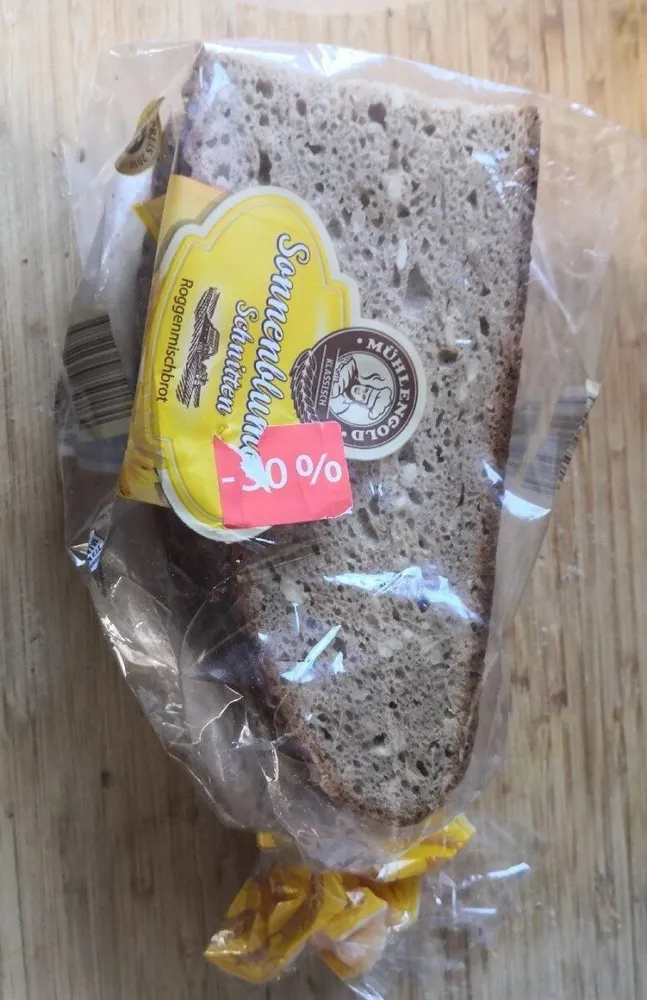 Sonnenblumen Schnitten Roggenmischbrot