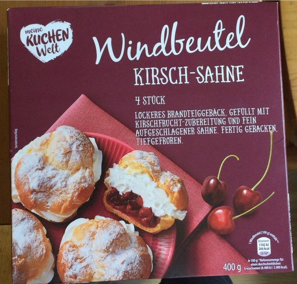 Windbeutel - Kirsch-Sahne
