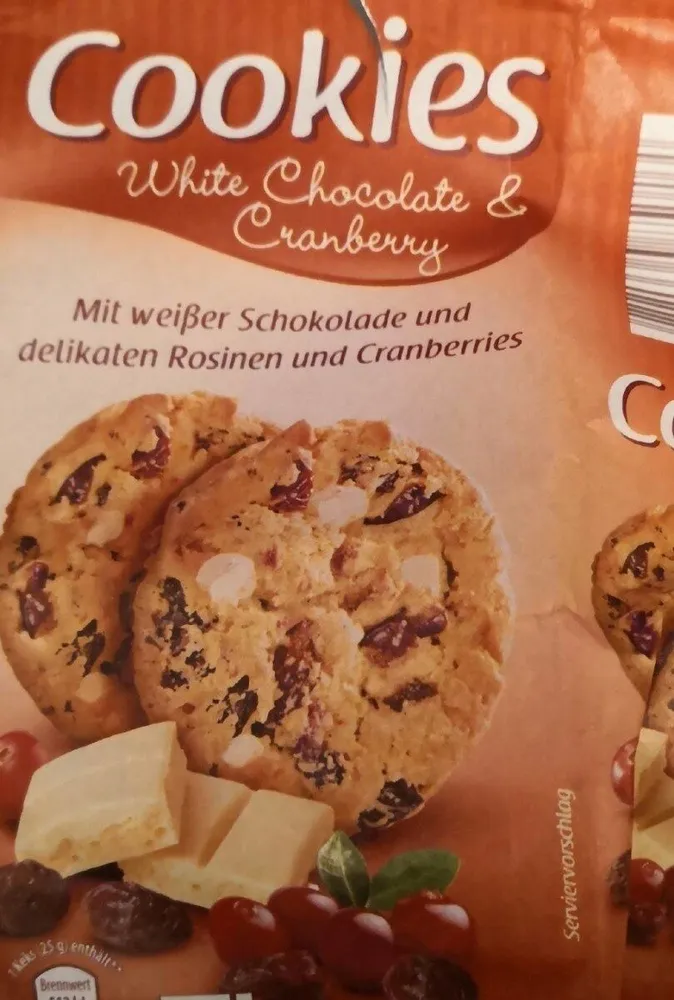 Cookies - White Chocolate & Cranberry