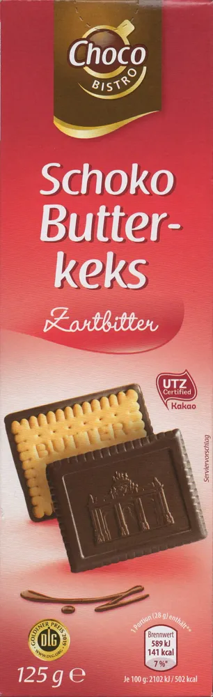 Schoko Butterkeks Zartbitter