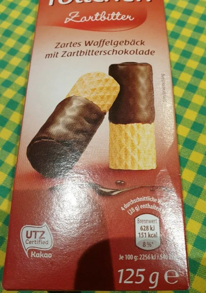 Schoko Waffelröllchen
