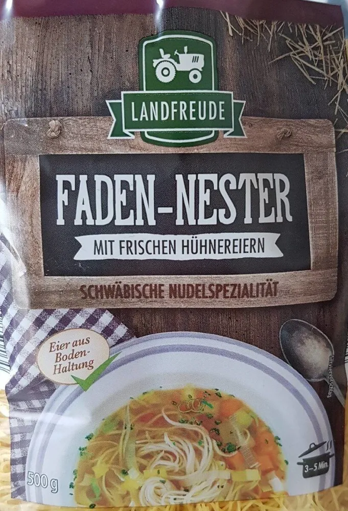 SuppenNudel Faden Nester