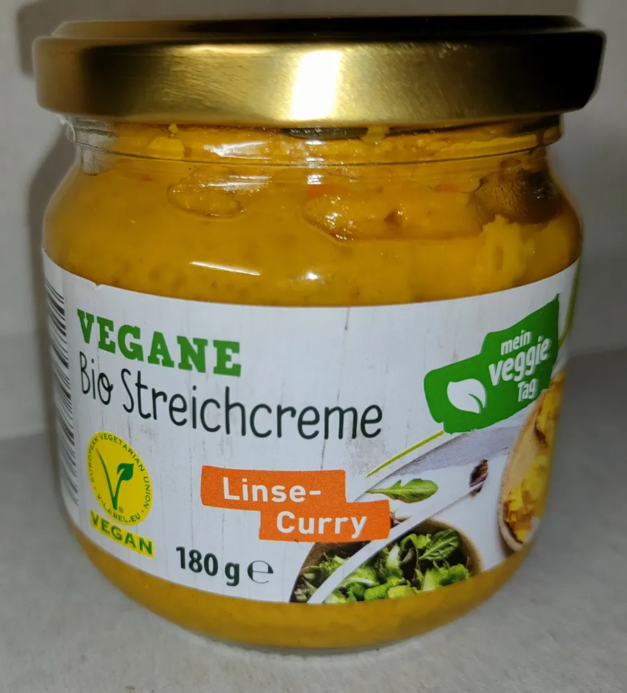 Vegane Bio-Streichcreme - Linse-Curry