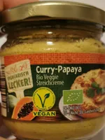 Brotaufstrich Curry-Papaya