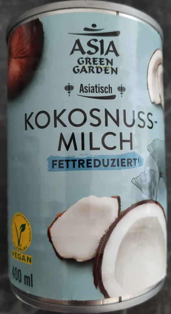 ALDI ASIA GREEN GARDEN Kokosnussmilch - fettreduziert (45%),400ml Dose 0.79€ 1.98€
