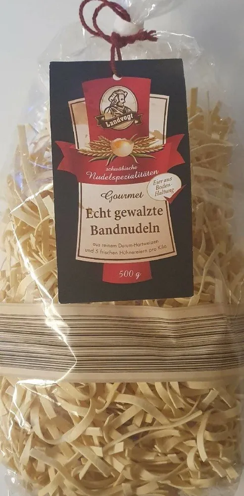 Gewalzte Bandnudeln