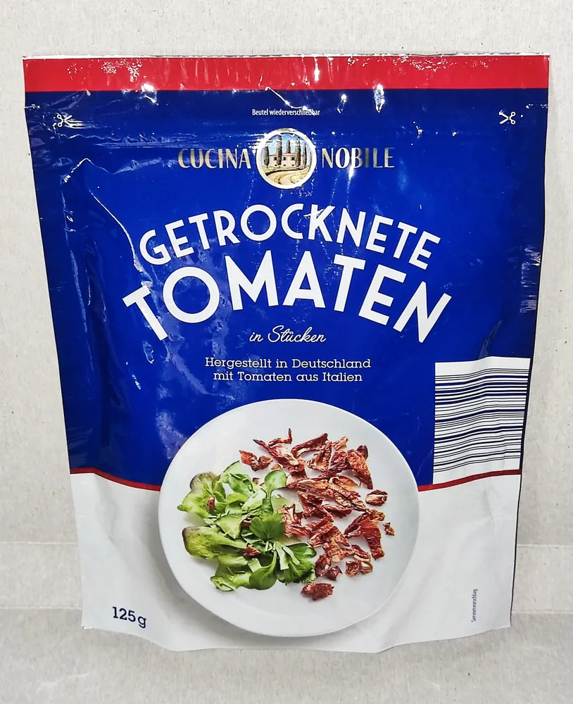 Getrocknete Tomaten in Stücken