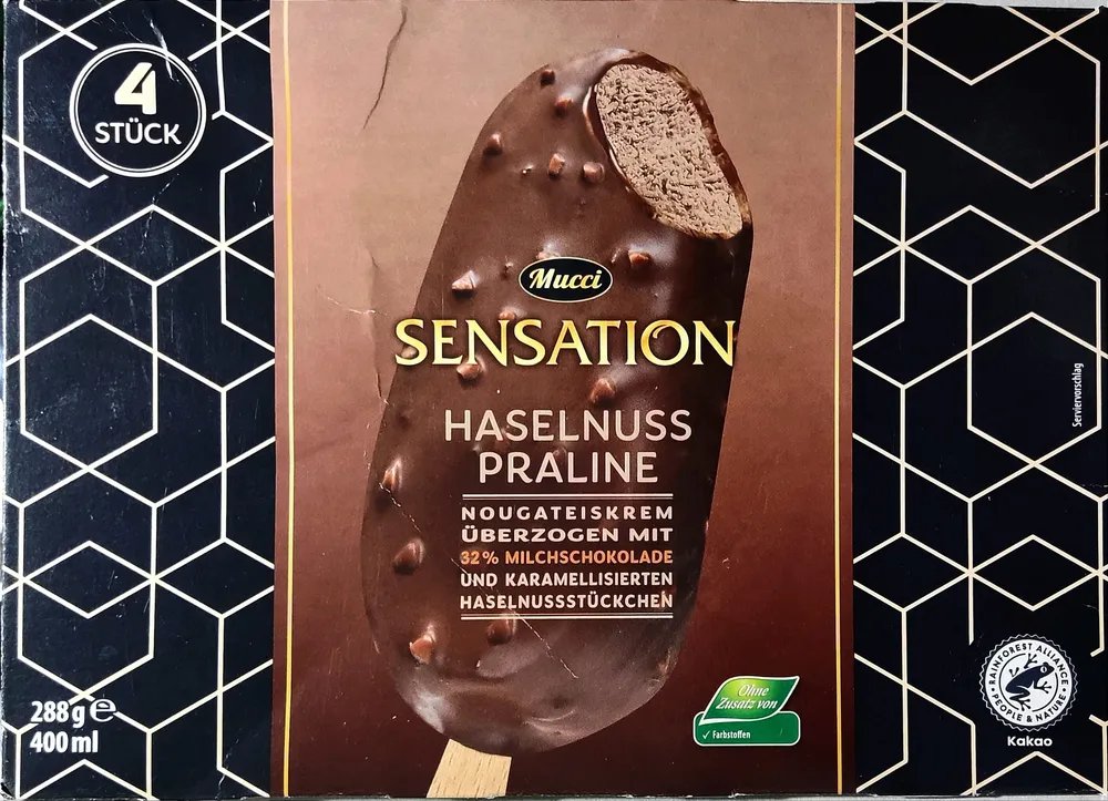 Sensation - Haselnuss-Praline