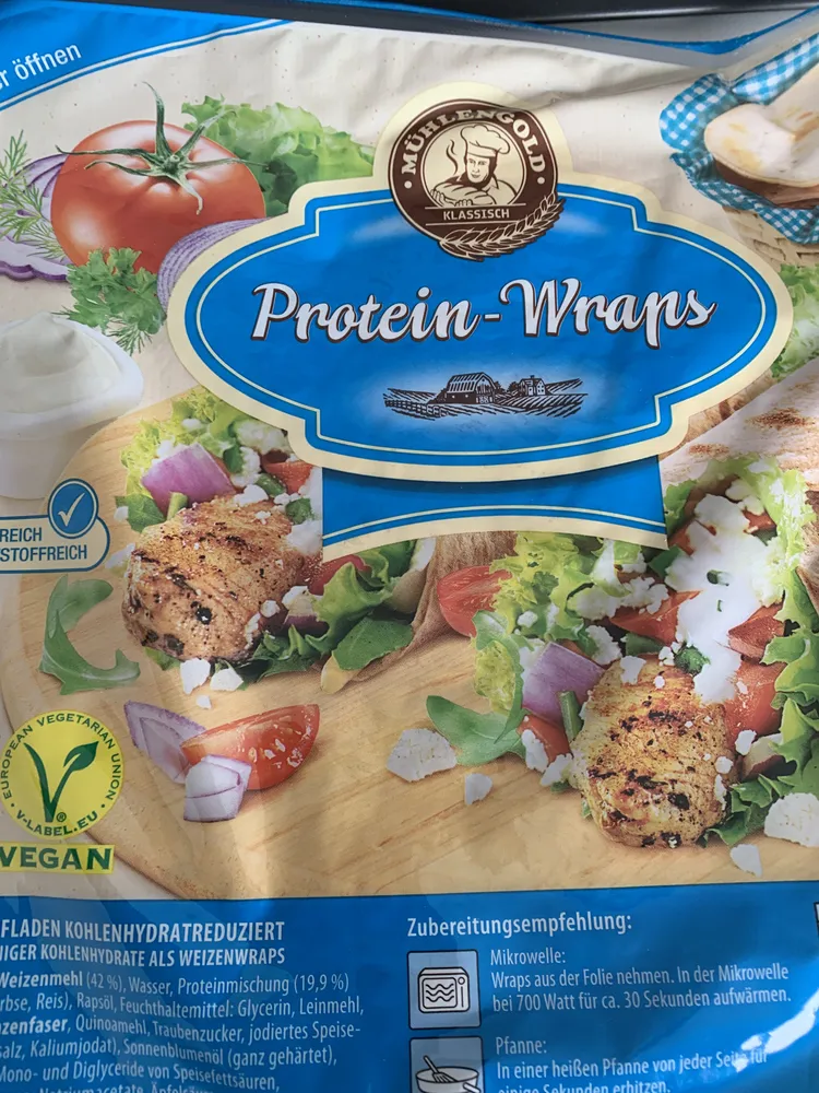 Protein wraps