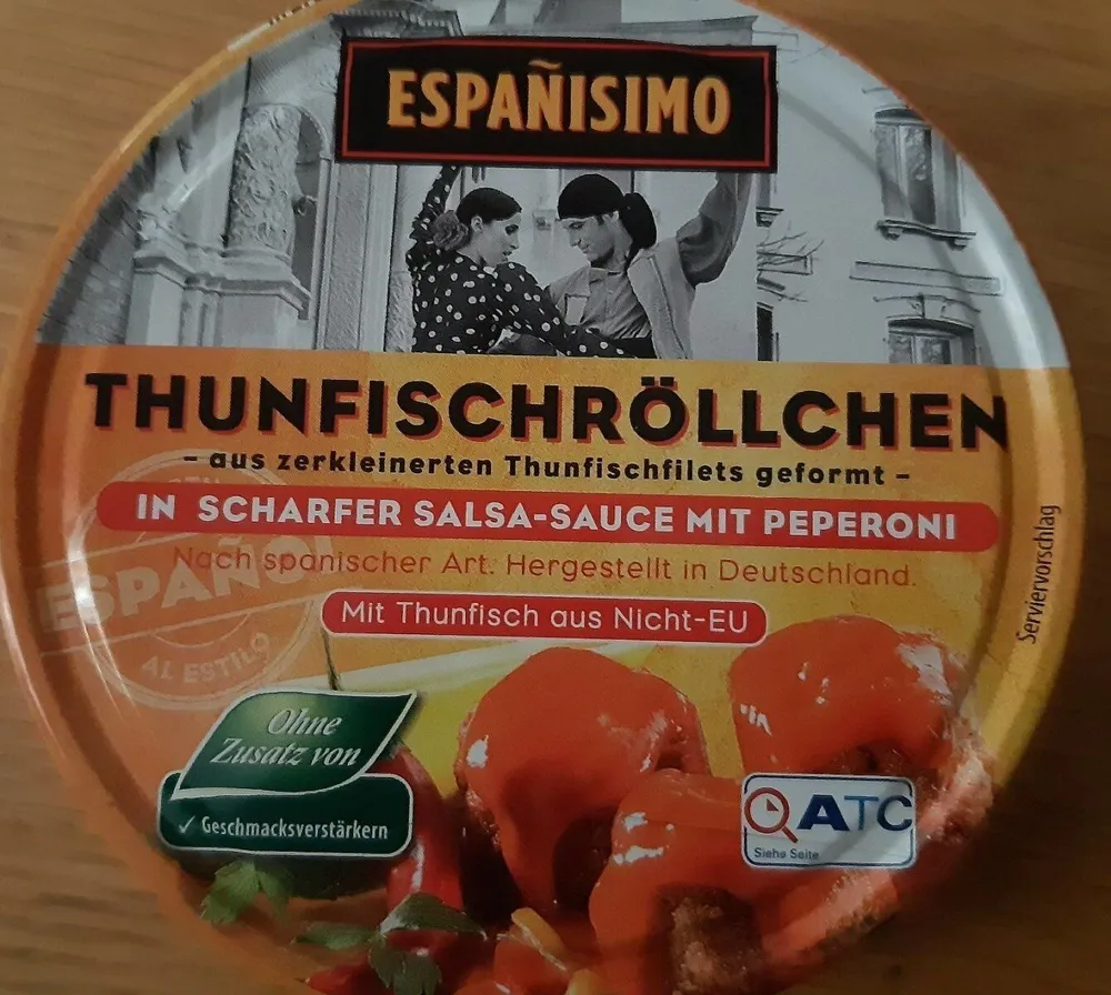 Thunfischröllchen in scharfer Salsa-Sauce mit Pepperoni