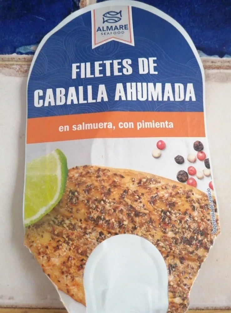 Filete de caballa ahumada en salmuera con pimienta
